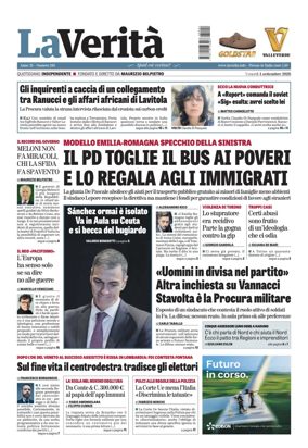 Cover of La Verita (Italia)