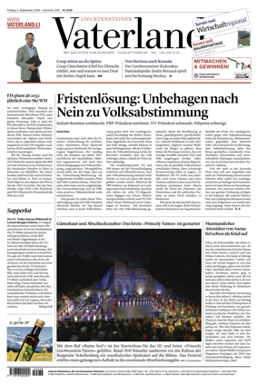 Cover of Liechtensteiner Vaterland
