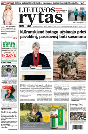 Cover of Lietuvos Rytas
