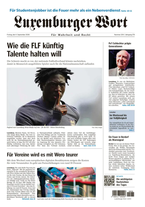 Cover of Luxemburger Wort