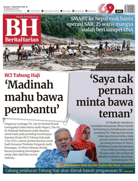 Cover of Berita Harian