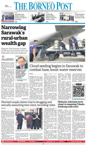 Cover of The Borneo Post (Sarawak)