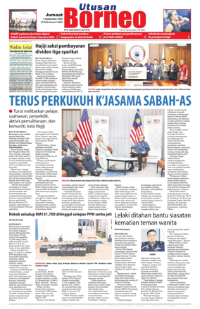 Cover of Utusan Borneo (Sabah)