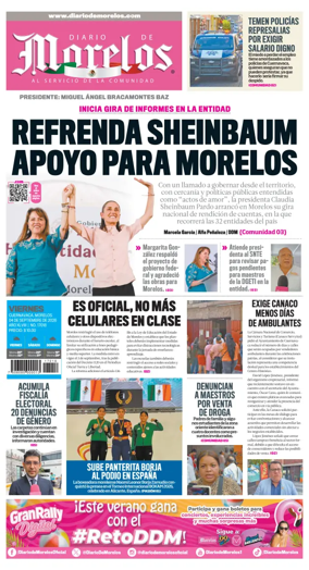 Cover of Diario de Morelos