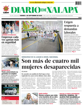Cover of Diario de Xalapa