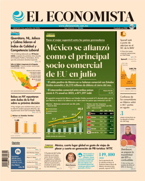Cover of El Economista (Mexico)
