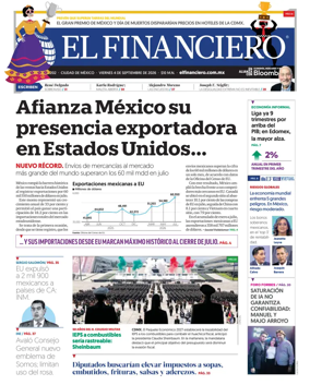 Cover of El Financiero
