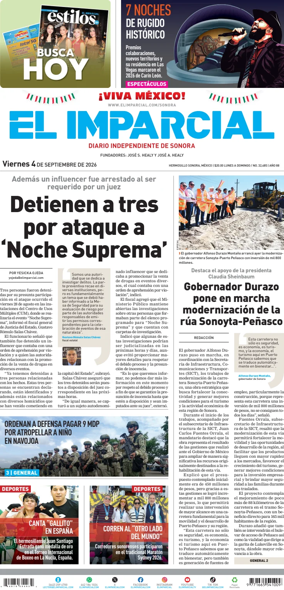 Cover of El Imparcial