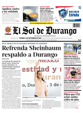 Cover of El Sol de Durango