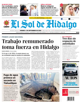 Cover of El Sol de Hidalgo