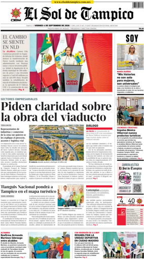 Cover of El Sol de Tampico