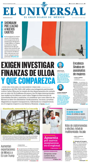 Cover of El Universal