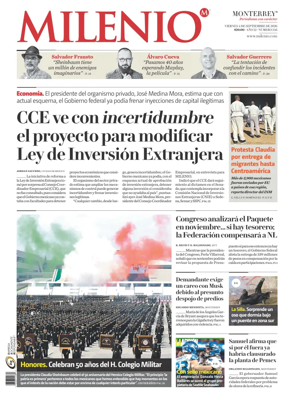 Cover of Milenio Monterrey