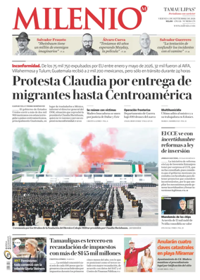 Cover of Milenio Tamaulipas