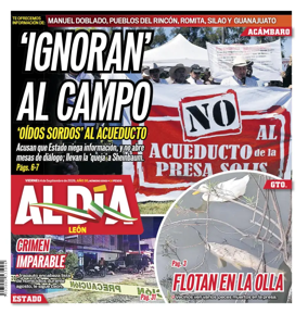 Cover of Periodico Al Dia (Leon)