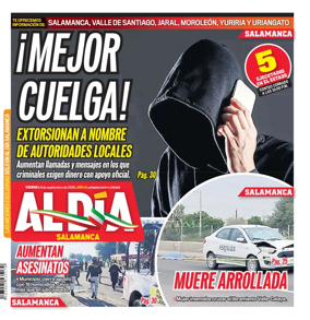 Cover of Periodico Al Dia (Salamanca)