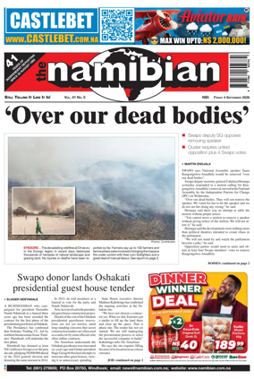 Cover of The Namibian