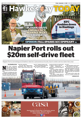 Cover of Hawke's Bay Today