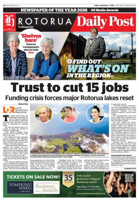 Cover of Rotorua Daily Post