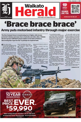 Cover of Waikato Herald