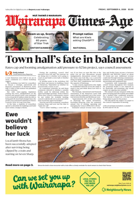 Cover of Wairarapa Times-Age (NZ)