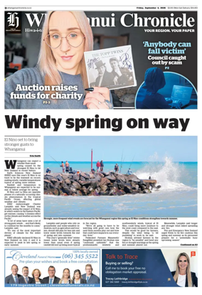 Cover of Whanganui Chronicle