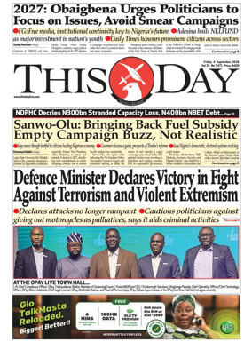 Cover of THISDAY