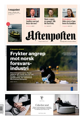 Cover of Aftenposten