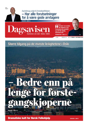 Cover of Dagsavisen