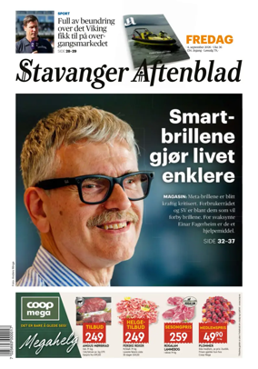 Cover of Stavanger Aftenblad
