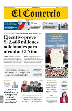 Cover of Diario El Comercio