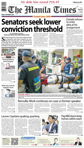 Cover of The Manila Times