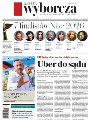 Cover of Gazeta Wyborcza