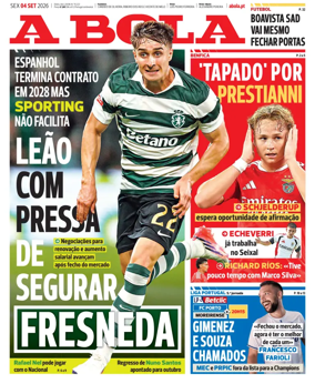 Cover of A BOLA (Portuguese)