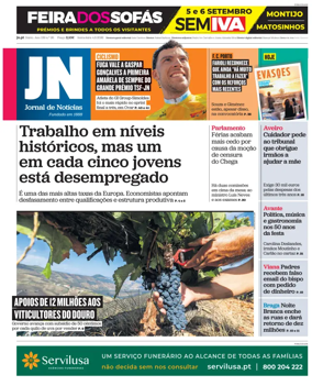 Cover of Jornal de Noticias