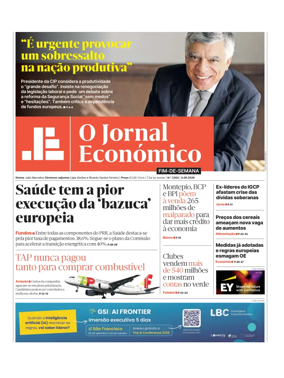Cover of O Jornal Economico