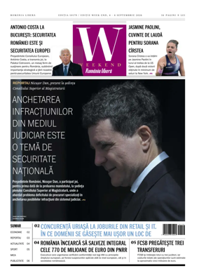 Cover of Romania Libera - Friday Edition
