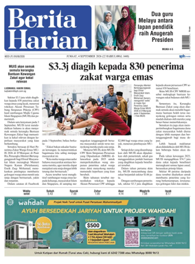 Cover of Berita Harian