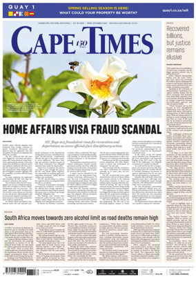 Cover of Cape Times