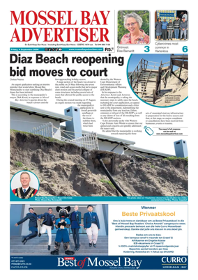 Cover of Mossel Bay Advertiser