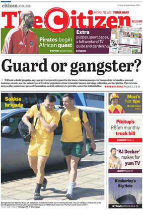 Cover of The Citizen (Gauteng)