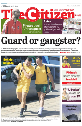 Cover of The Citizen (KZN)