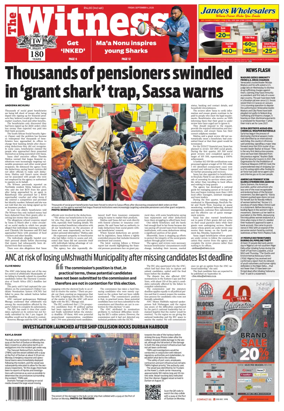 Cover of The Witness (South Africa)