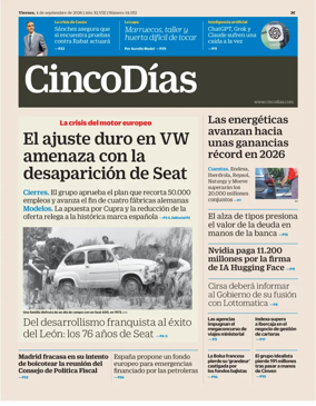 Cover of Cinco Dias