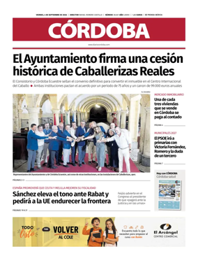 Cover of Diario Cordoba