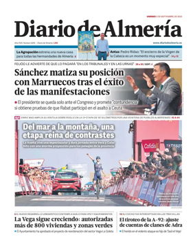 Cover of Diario de Almeria