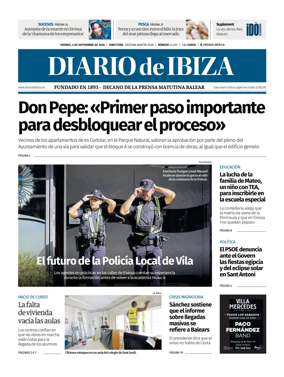 Cover of Diario de Ibiza