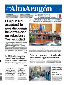 Cover of Diario del Alto Aragon