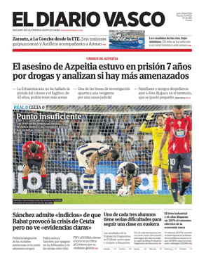 Cover of Diario Vasco (Bidasoa)