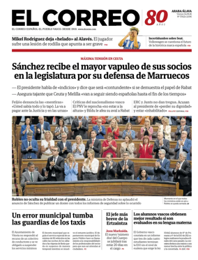Cover of EL Correo (Alava)